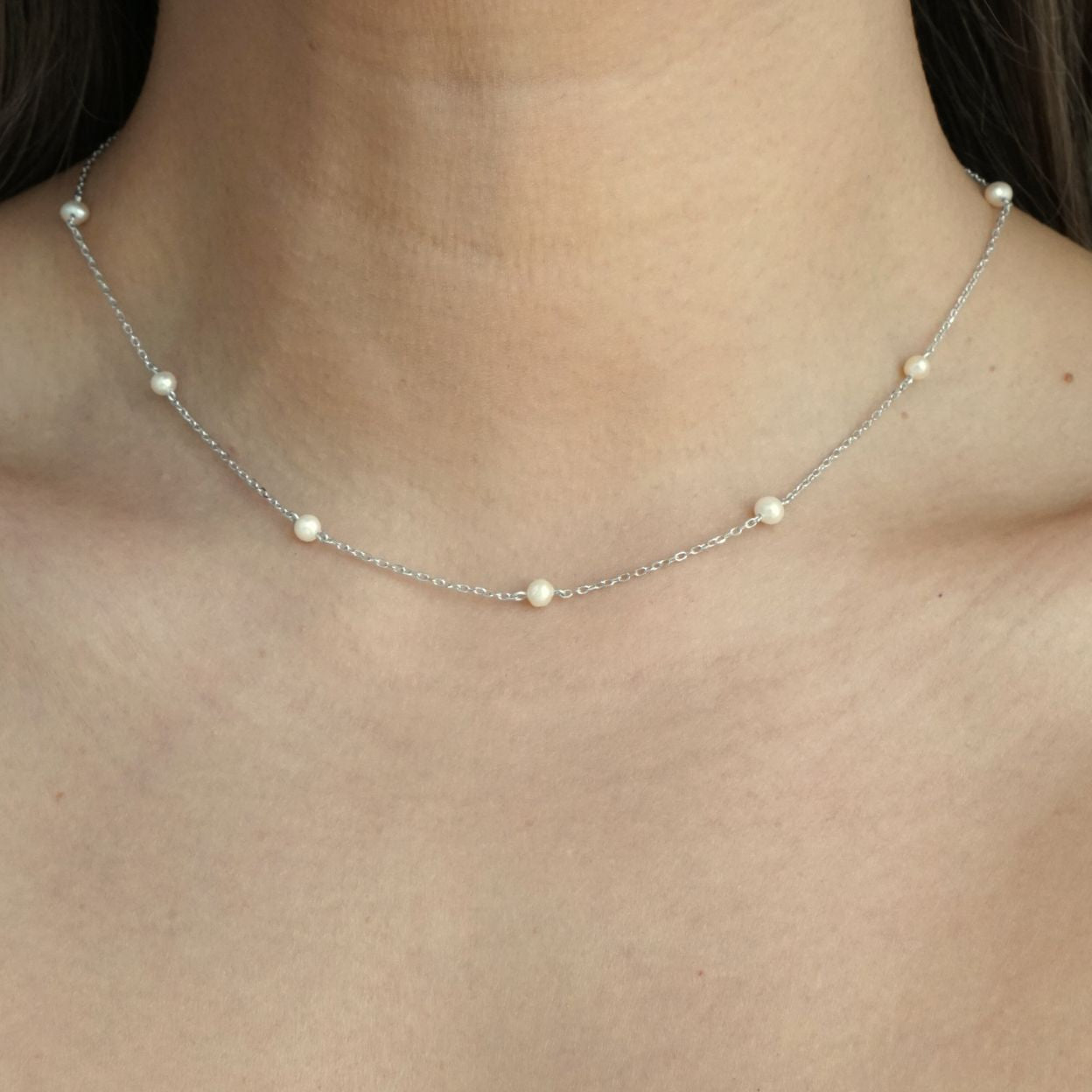 Pearline Choker Necklace