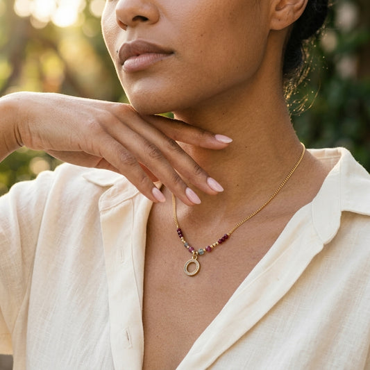 Prisma Gold Nekclace