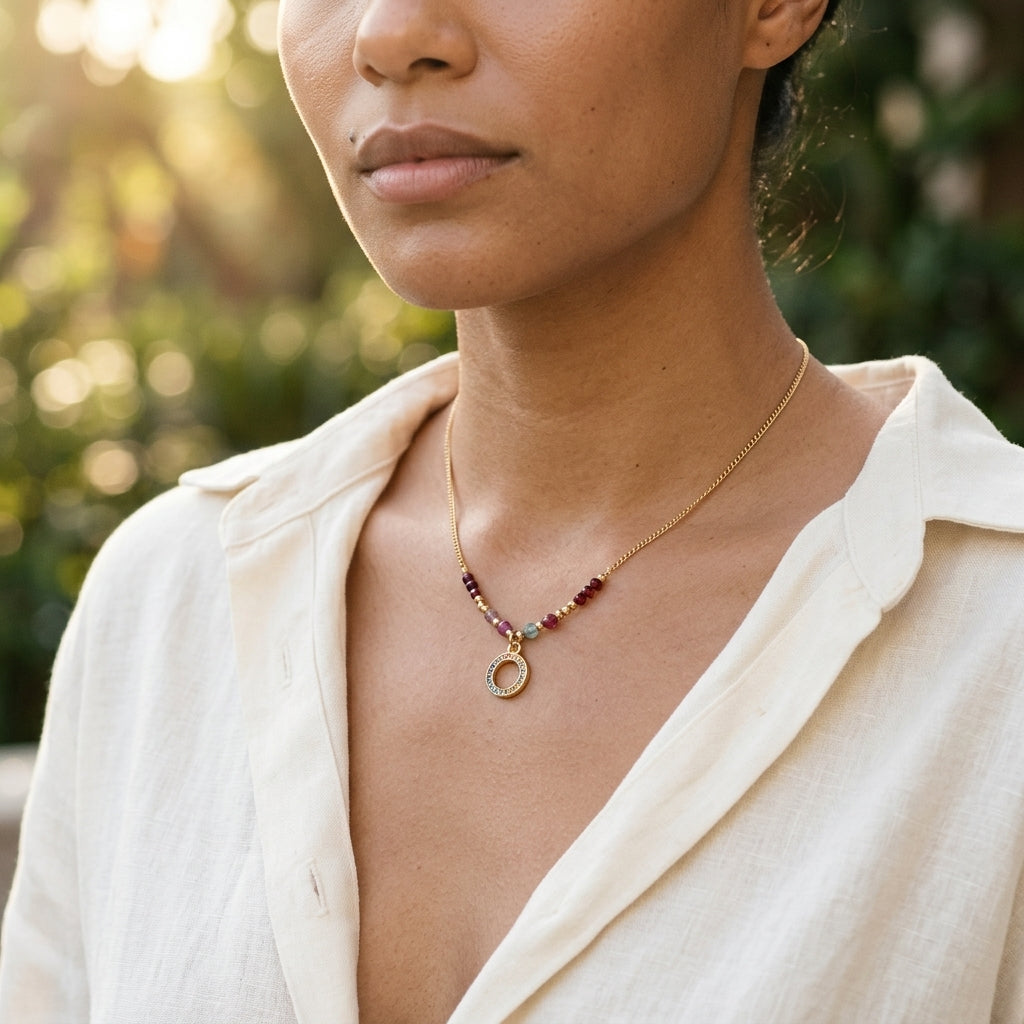 Prisma Gold Nekclace