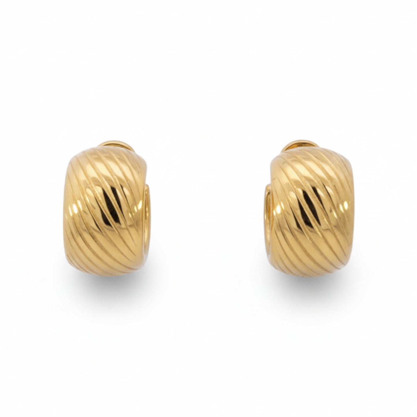 Créoles Ripple Gold