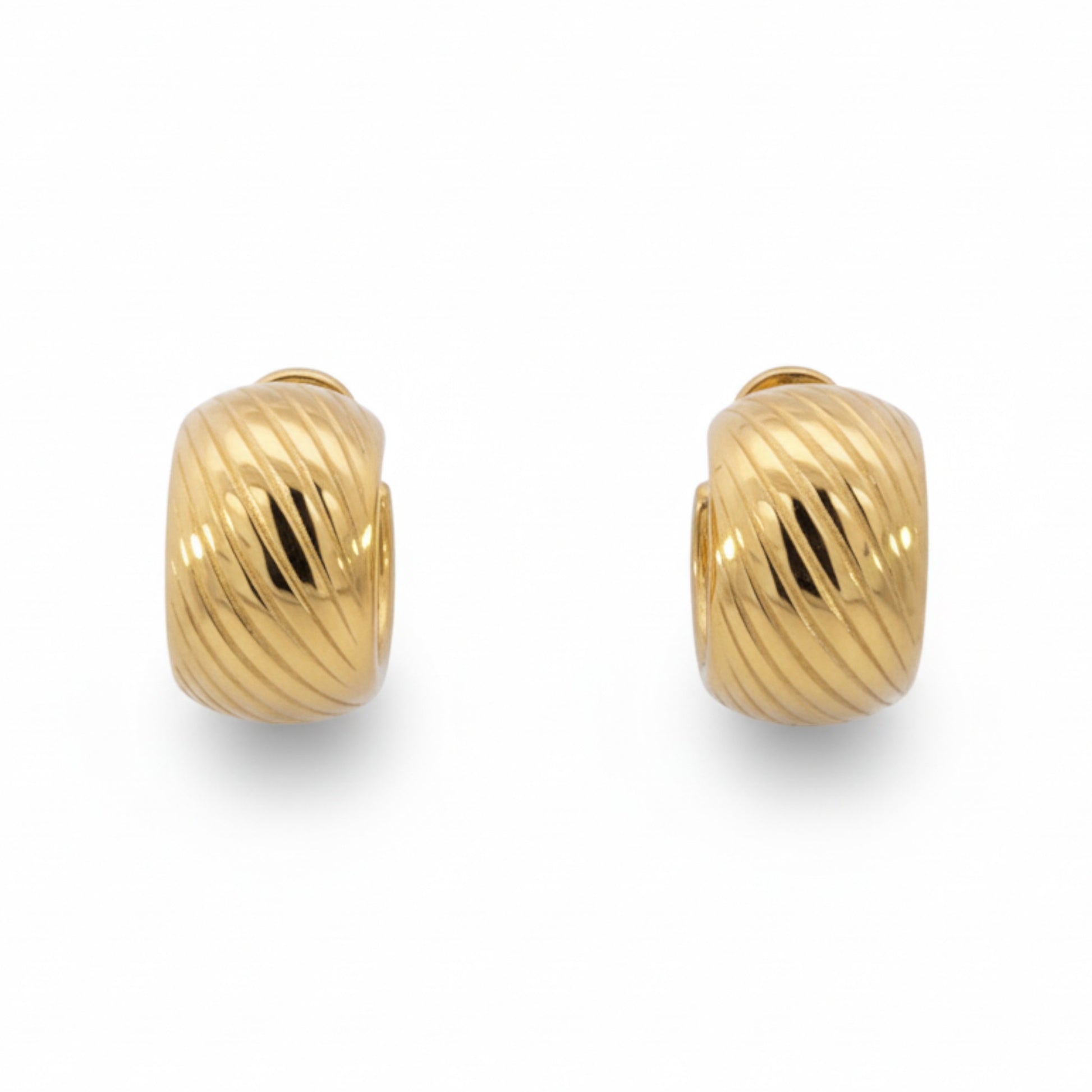 Créoles Ripple Gold