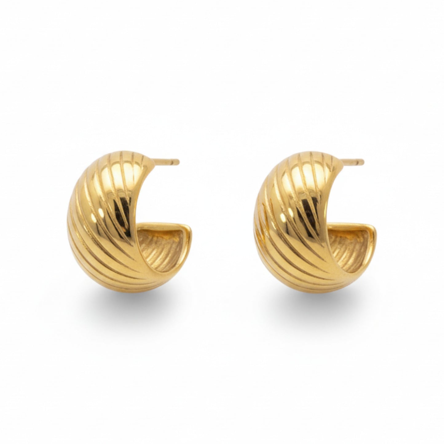 Créoles Ripple Gold