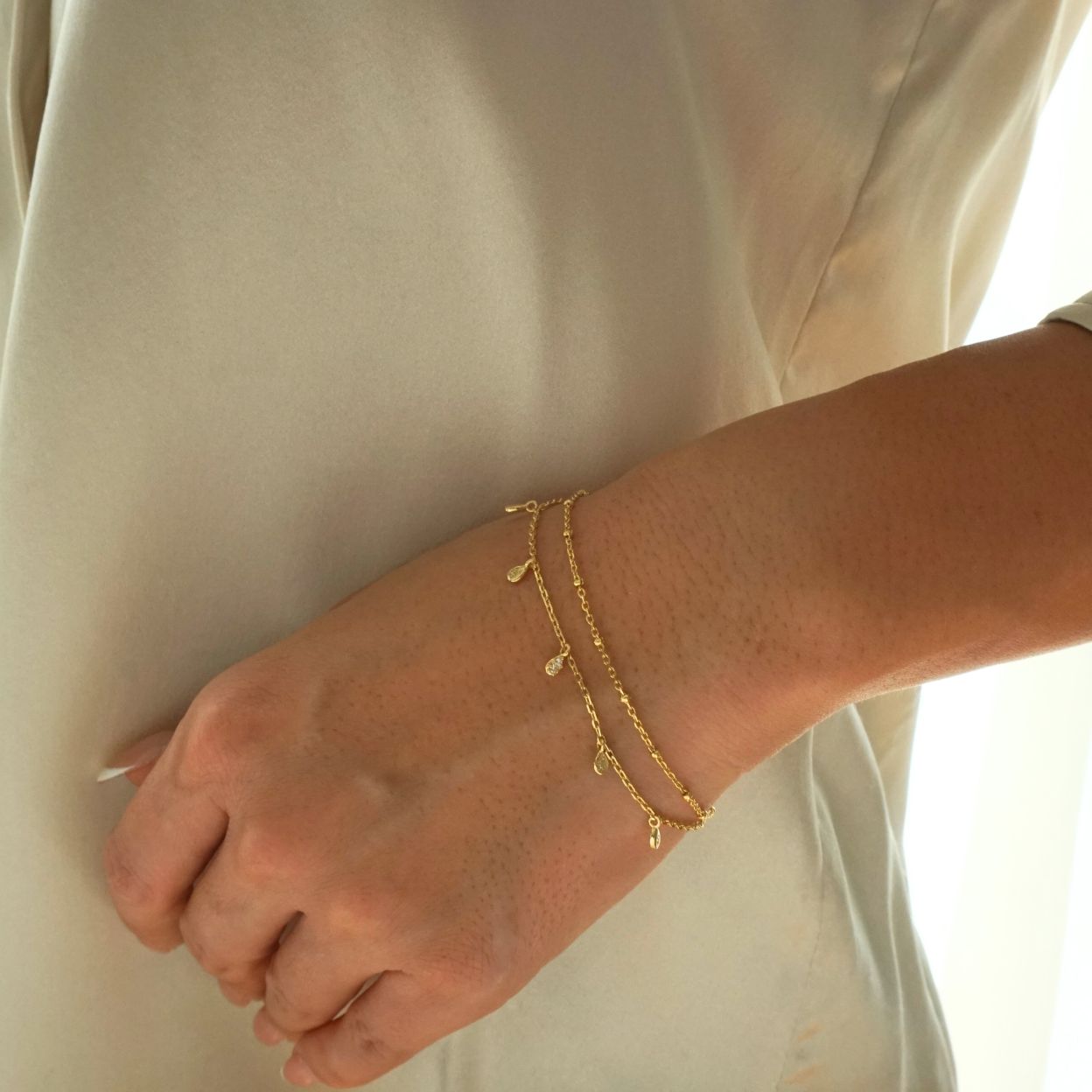 Bracelet superposé de rivière