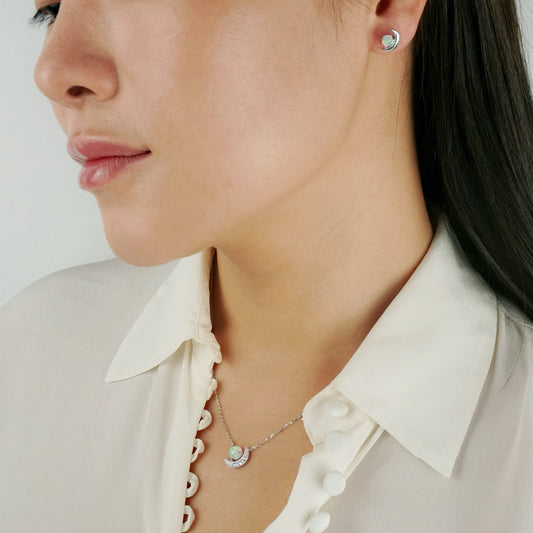 Celuna Opal Studs Earrings