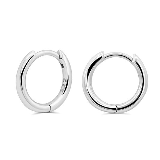 Small Plain Hoops