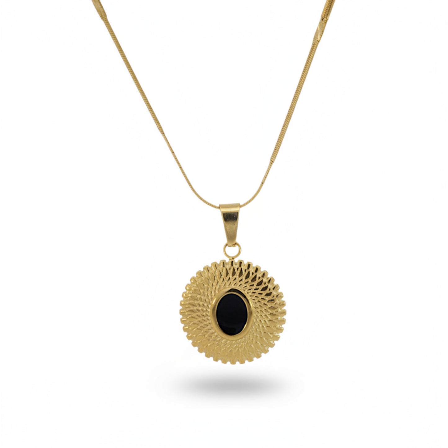 Collier en onyx solaire