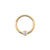 Topaz Daith Piercing Piercing Clicker Hoop