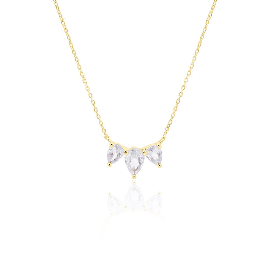 Tulip CZ Necklace
