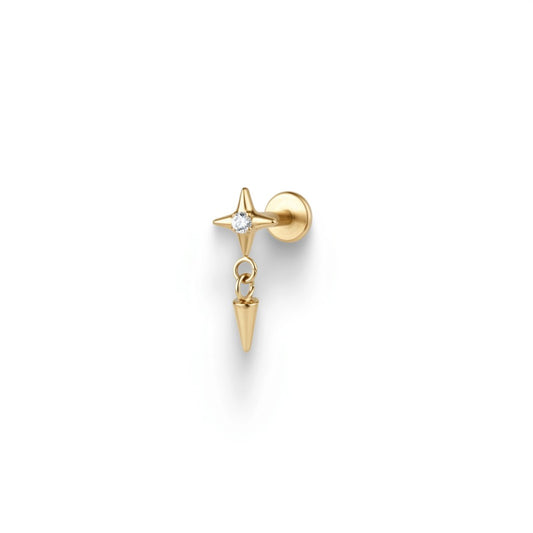 Vega Flat Back Piercing