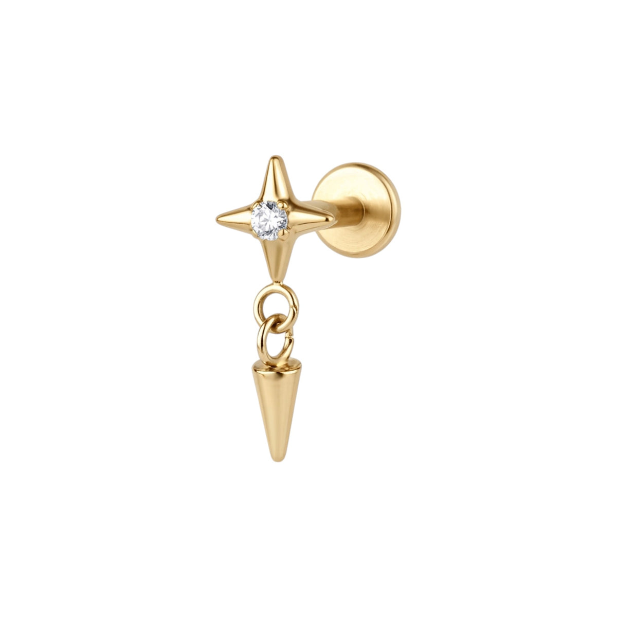 Vega Flat Back Piercing