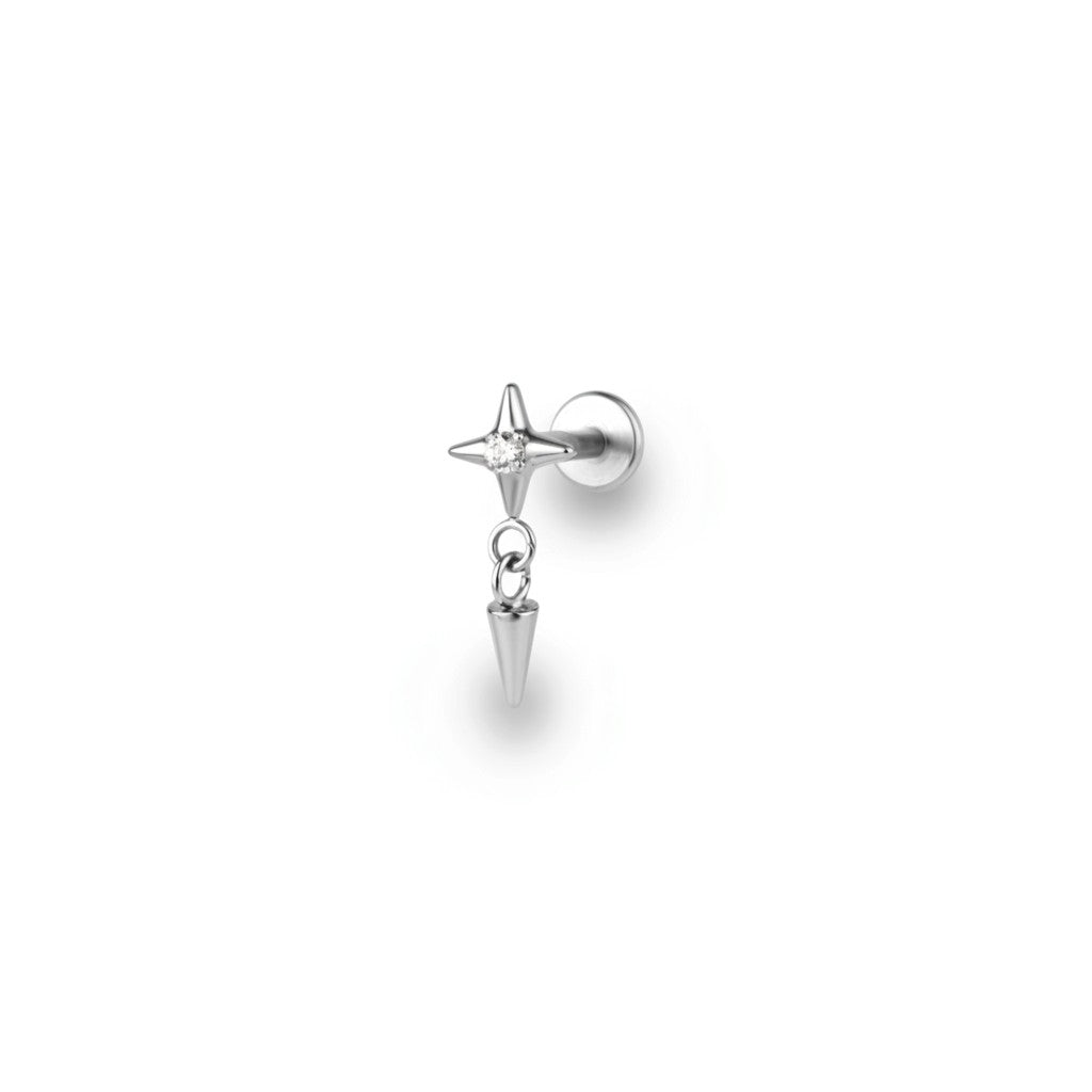 Vega Flat Back Piercing