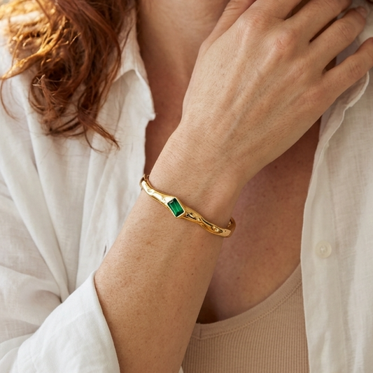 Verdant Gold Cuff