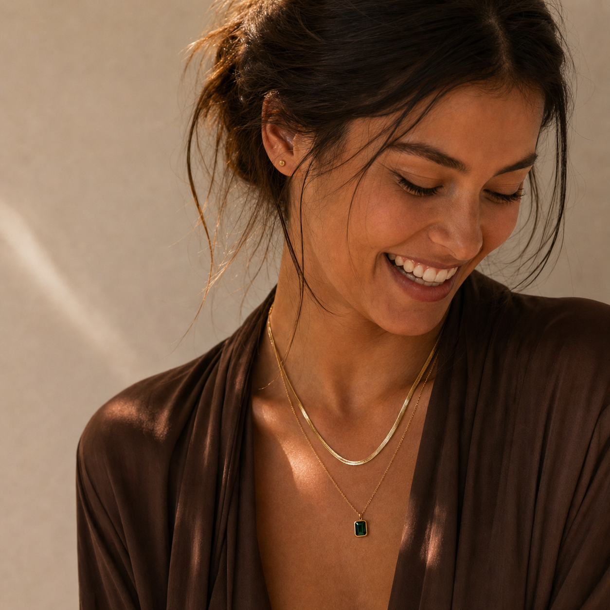 Azelia Double Chain Necklace