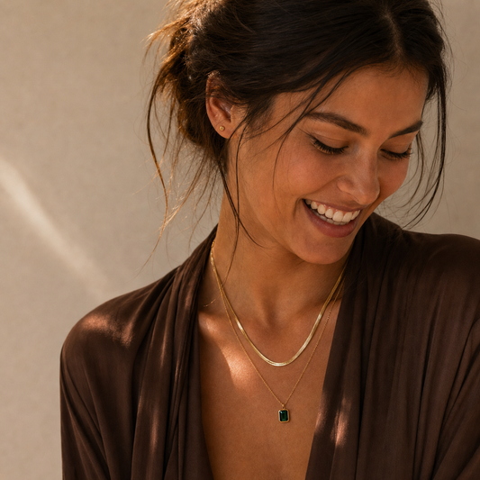 Azelia Double Chain Necklace