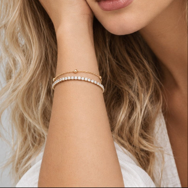 Duo Tennis Bracelet