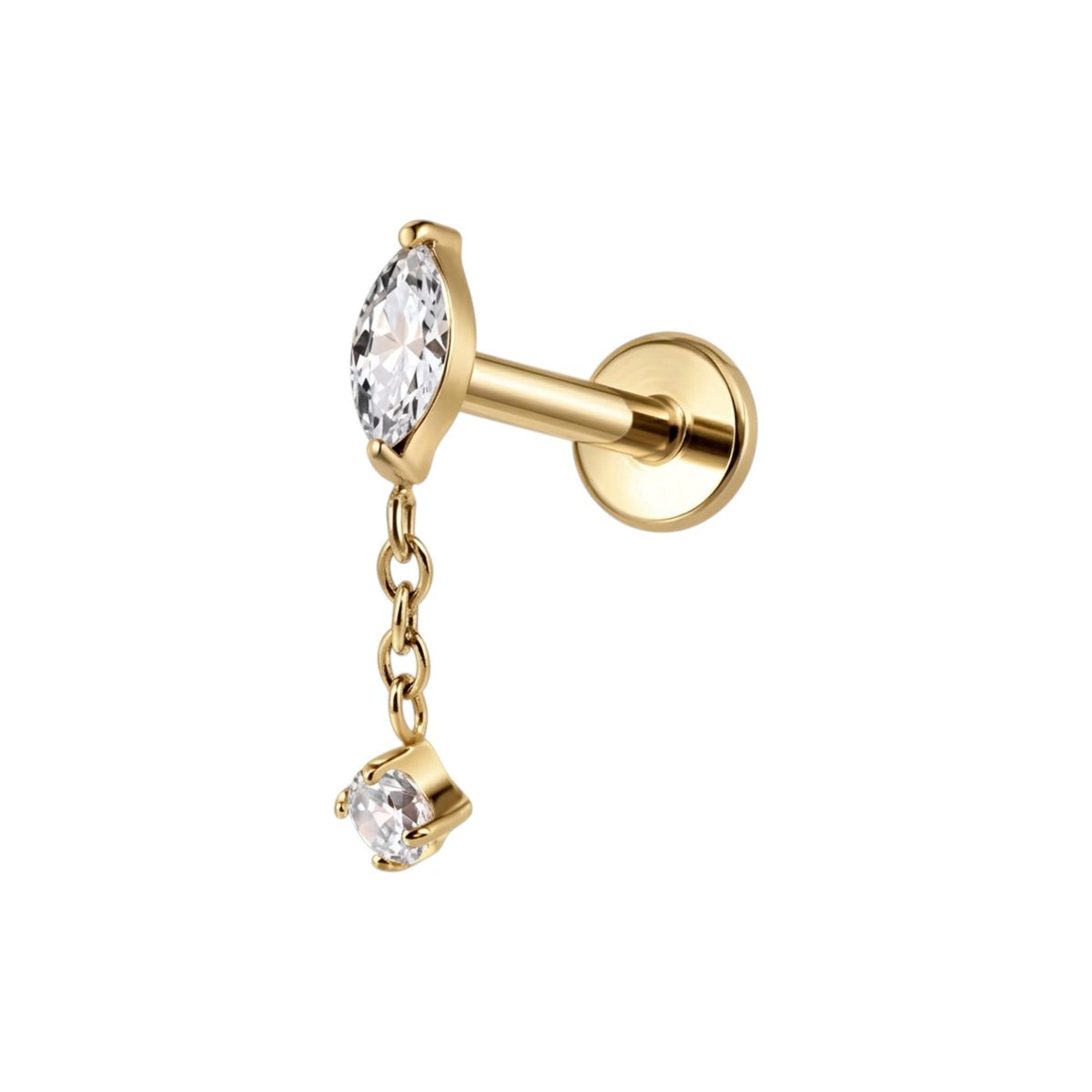 Naila Flat Back Piercing