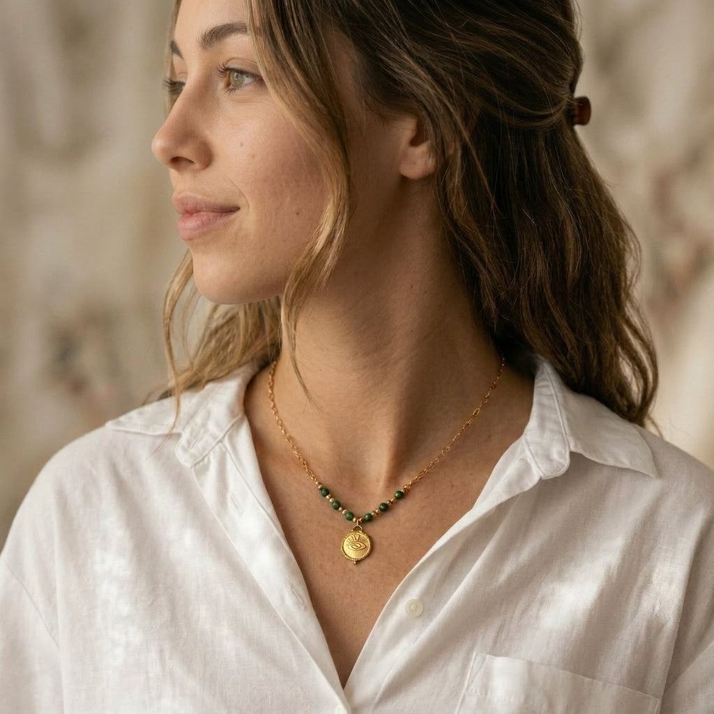 Collier en or Œil d'Oracle