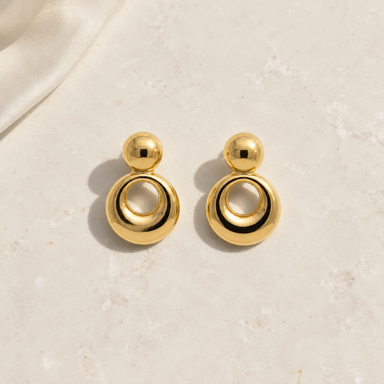 Orbit Gold Earrings