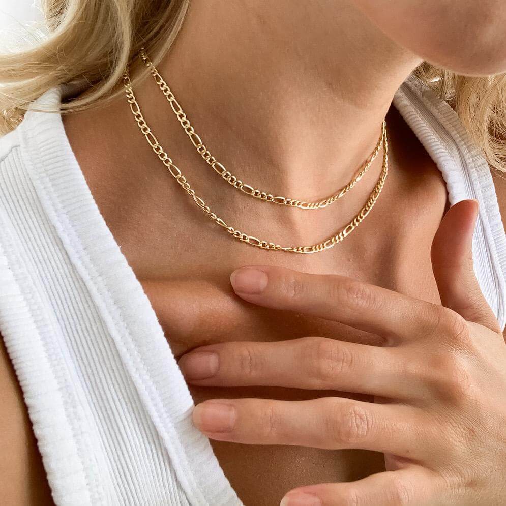 Gold Vermeil Figaro Necklace
