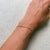 14k gold paper clip chain bracelet kemmi collection jewelry