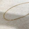 Gold Vermeil Paper Clip Necklace