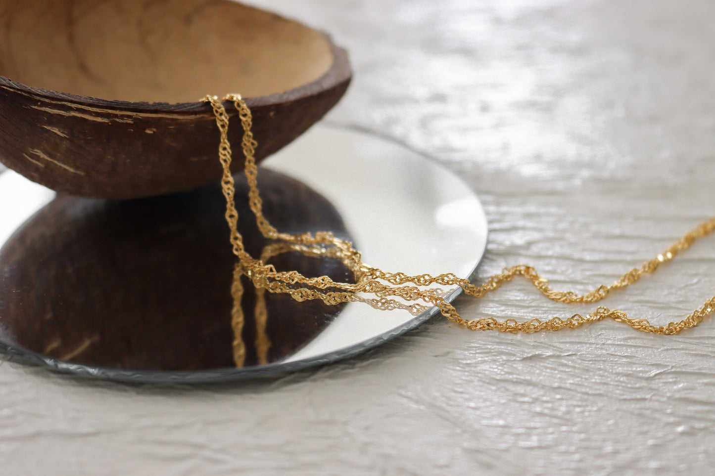 Collier Singapour Or Vermeil