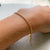 14k gold bracelet chain flat discs kemmi collection jewelry
