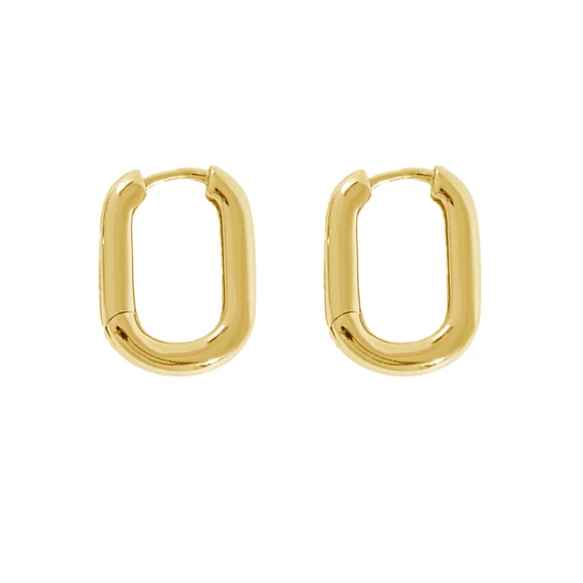 Medium Oval Hoops