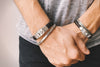 accessoire bracelets en argent sterling pour hommes collection kemmi