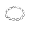 Bracelet à maillons torsadés en argent