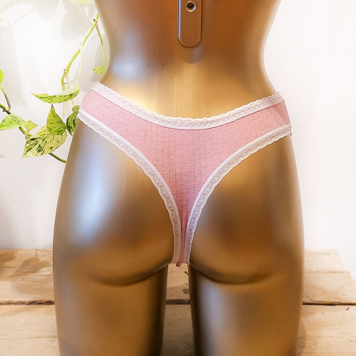 Lingerie Pink Cotton Panties  Kemmi Collection - KEMMI Collection