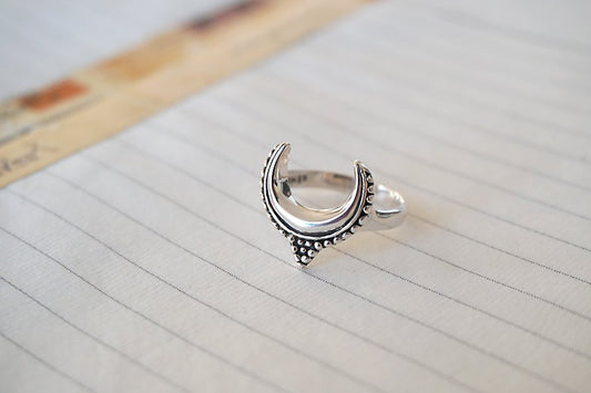 women's silver ring jewelry handmade bohemian style gypsy mermaid kemmi collection