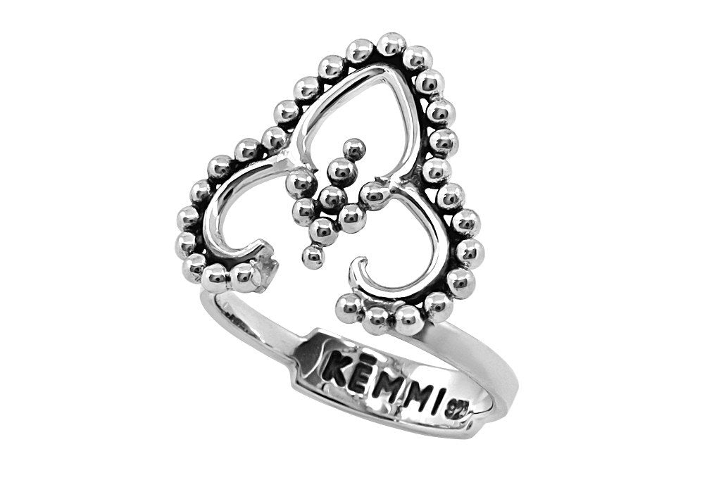 women's sterling silver ring boho gypsy handmade jewelry kemmi collection