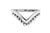 bague en argent sterling en forme de v bague midi empilable bohème collection kemmi
