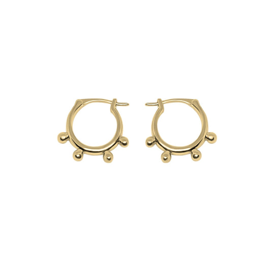 Dotted Hoops Earrings