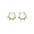 Dotted Hoops Earrings