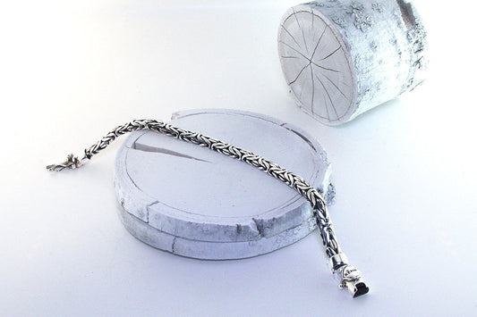 bracelet homme en argent sterling style serpent bijoux fantaisie collection kemmi