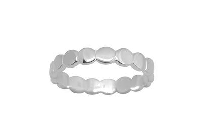 women's sterling silver ring classic band eternity dots jewelry kemmi collection