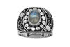 bague argent bohème pierre de lune fait main style gypsy chic bijoux fantaisie collection kemmi