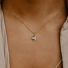 Collier topaze bleue Eira
