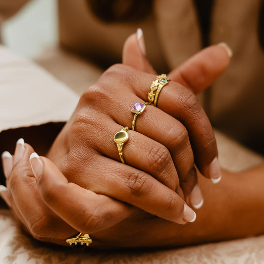 Bague Emeraude Mai