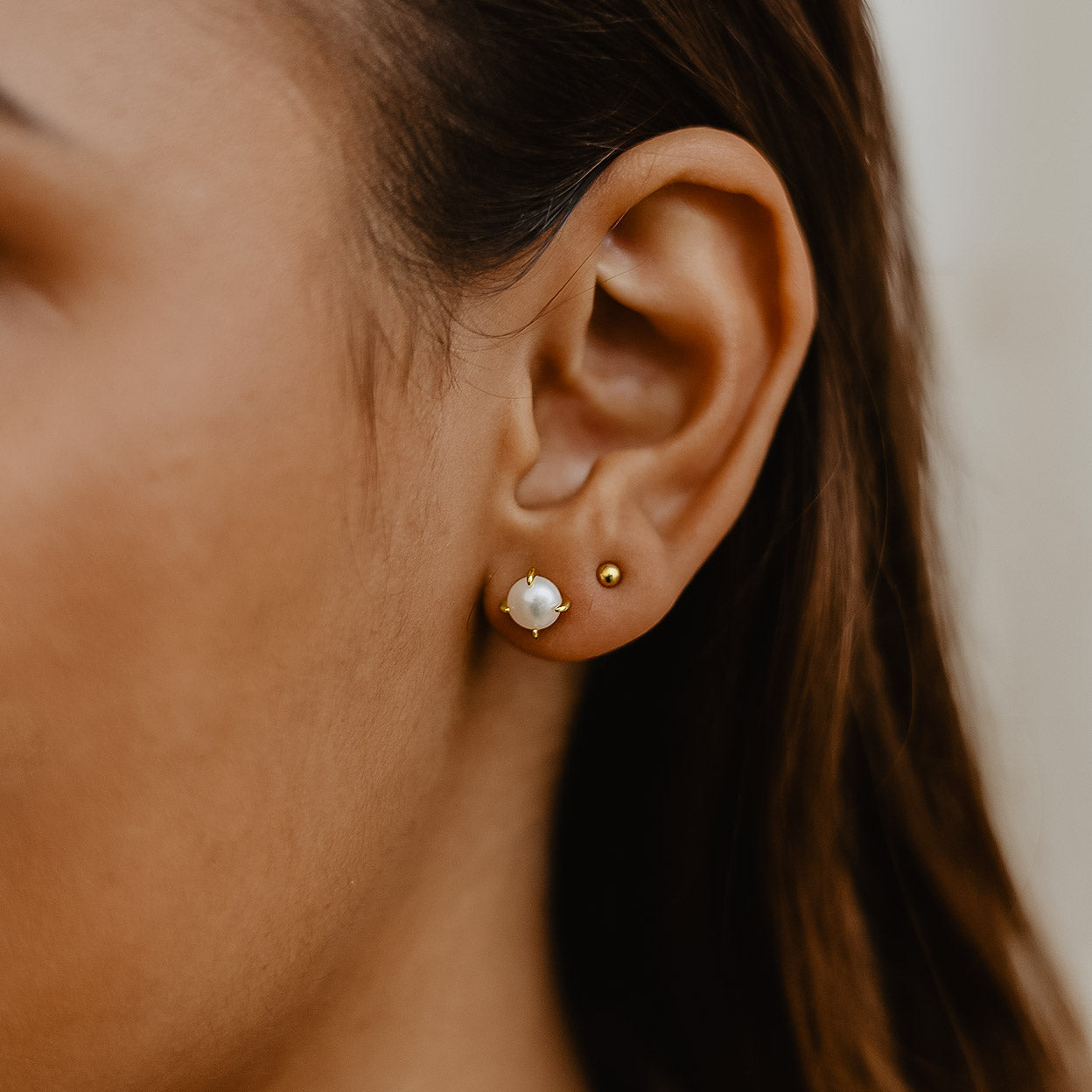 Pearl 6mm Studs Earrings