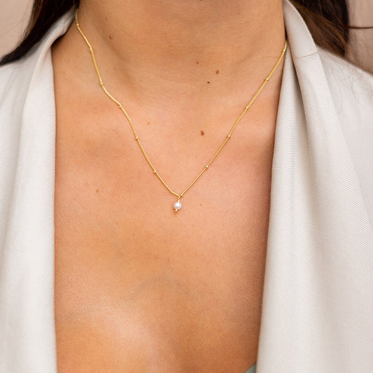 Single Pearl Necklace