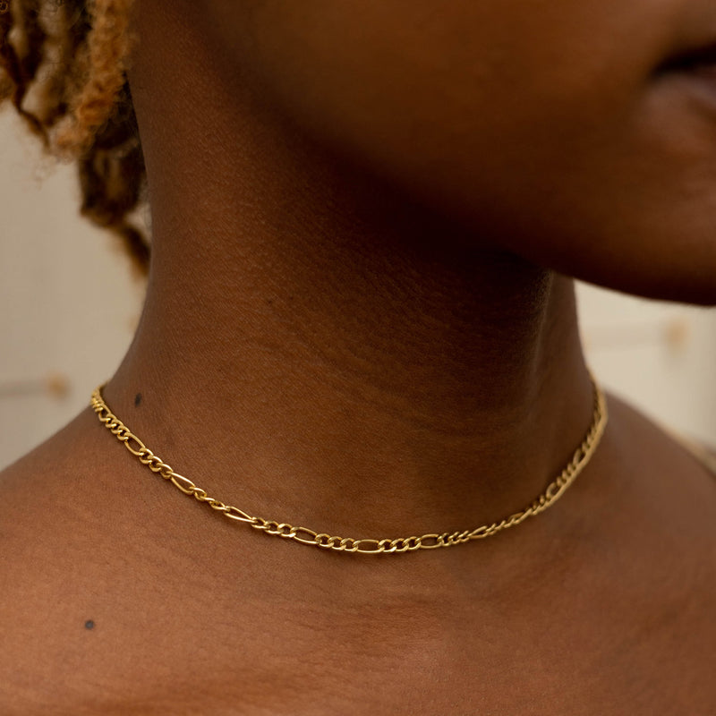 Gold Vermeil Figaro Necklace