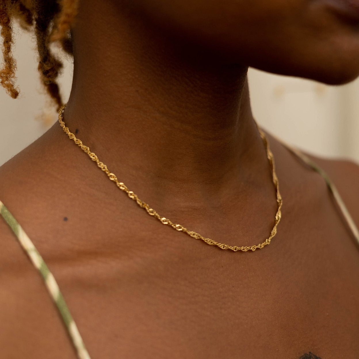 Collier Singapour Or Vermeil