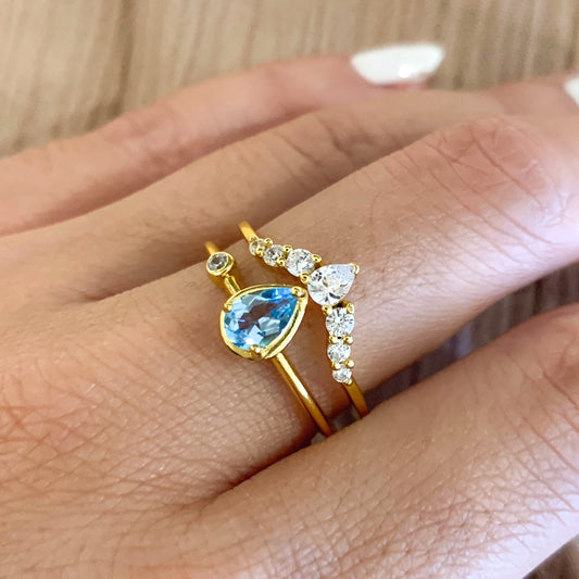 Bague Lua CZ