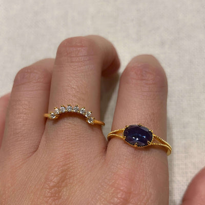 Chandra London Blue Topaz Ring