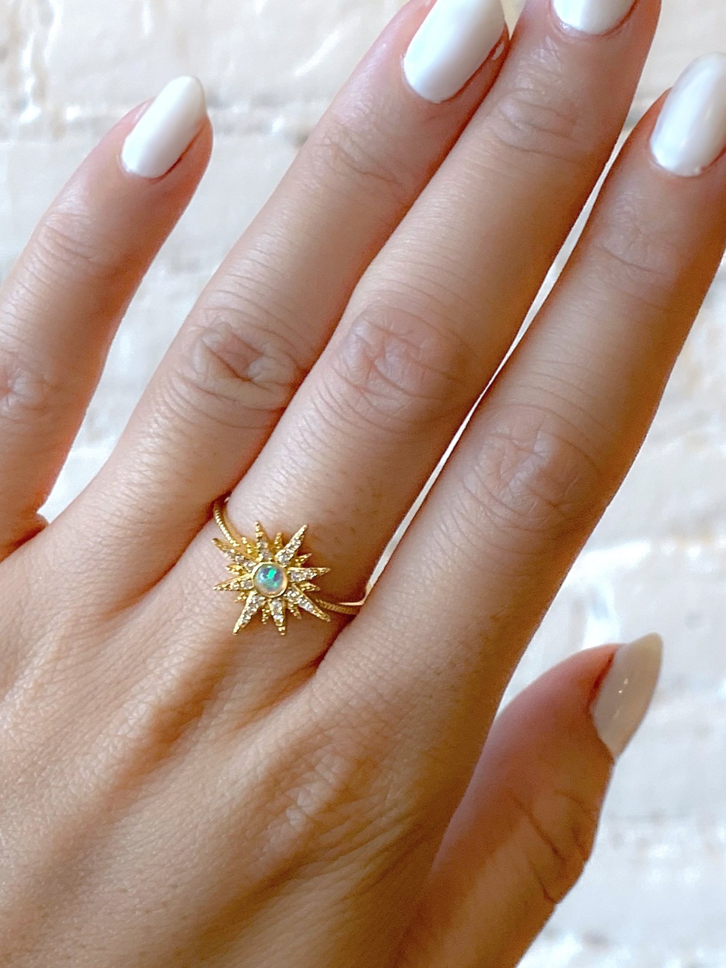 Bague Opale Etoile