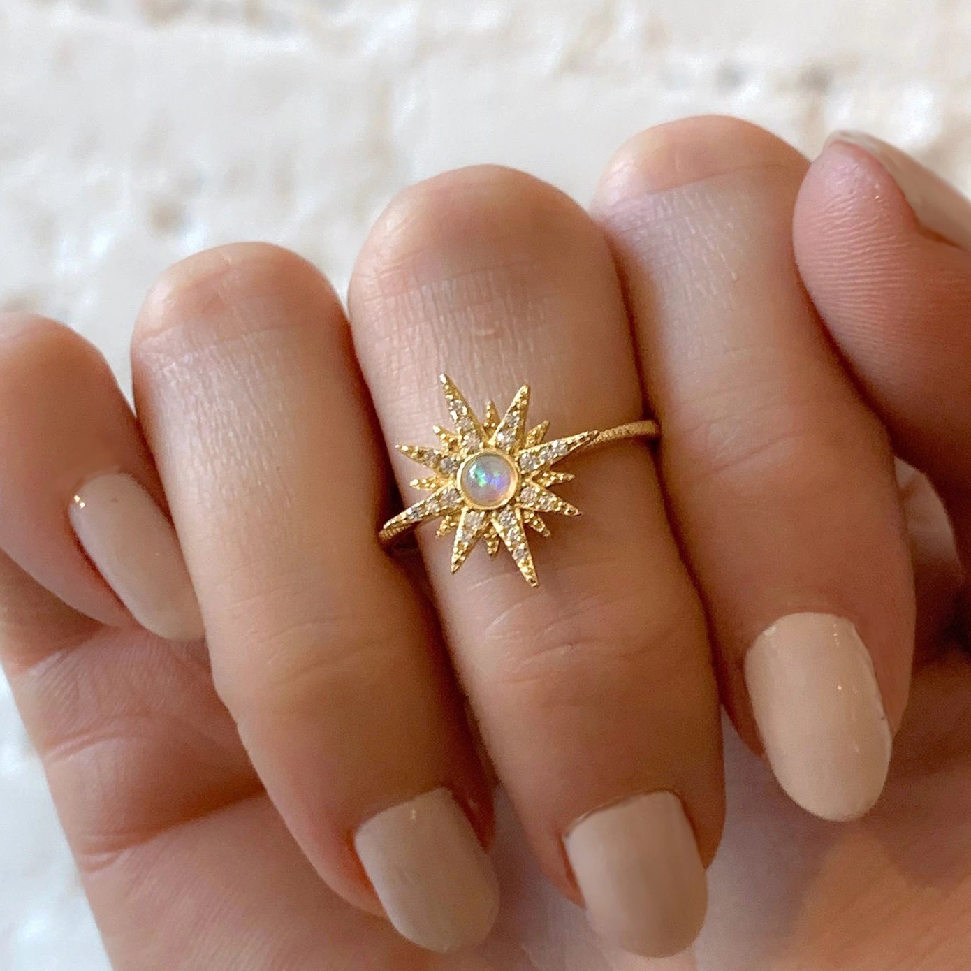 Etoile Opal Ring