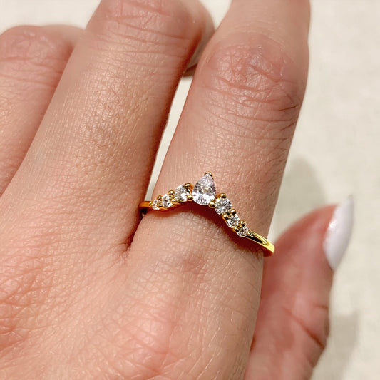 Bague Lua CZ